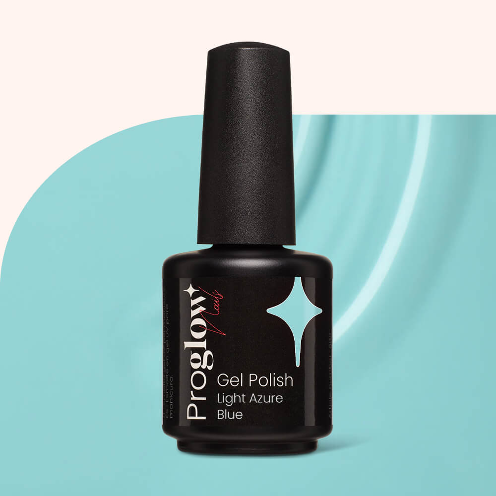 Gel Polish Shellac Light Azure Blue