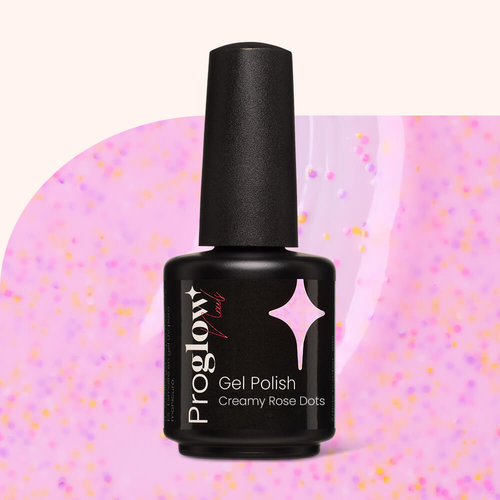 Smalto semipermanente Creamy Rose Dots
