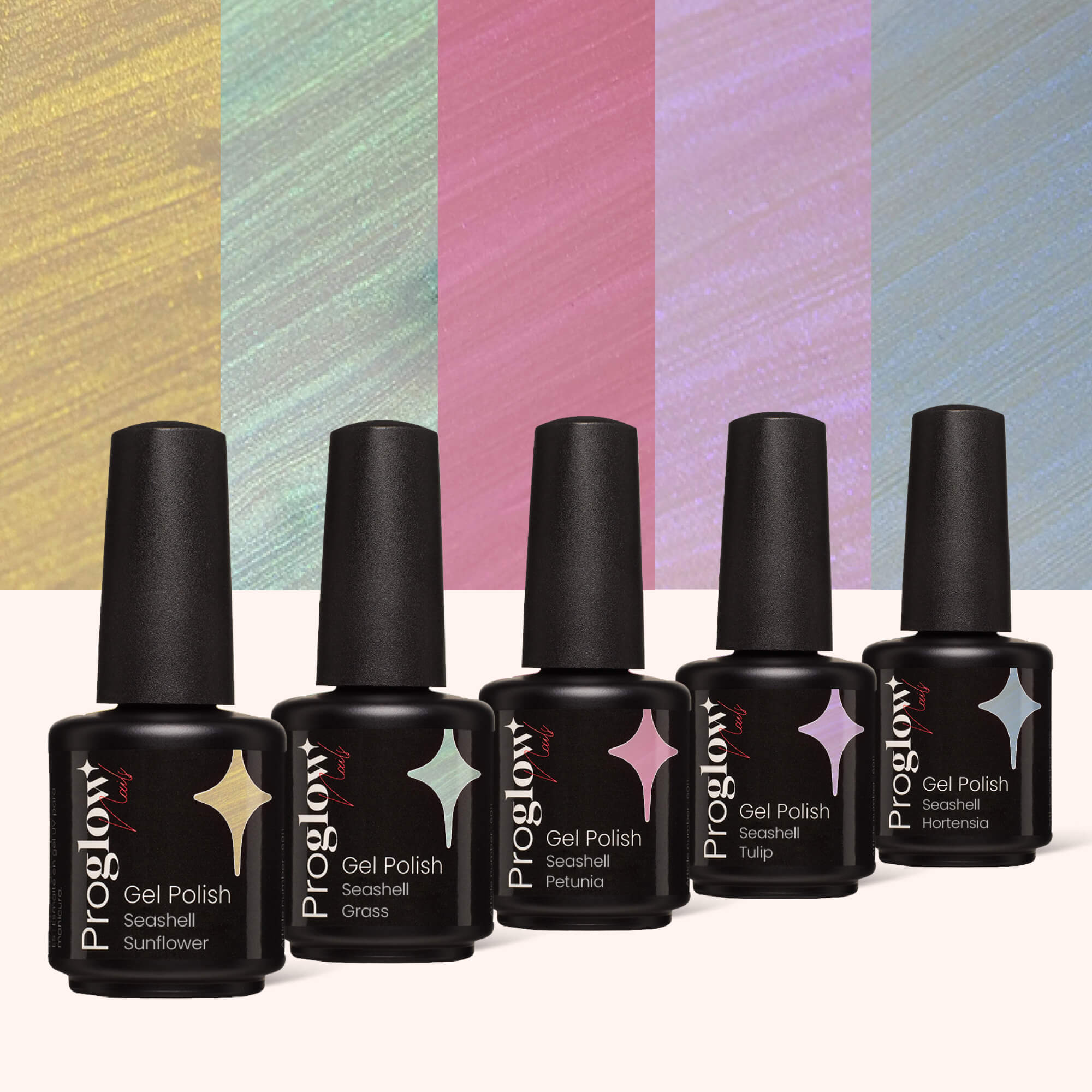 Shellac Seashell Set