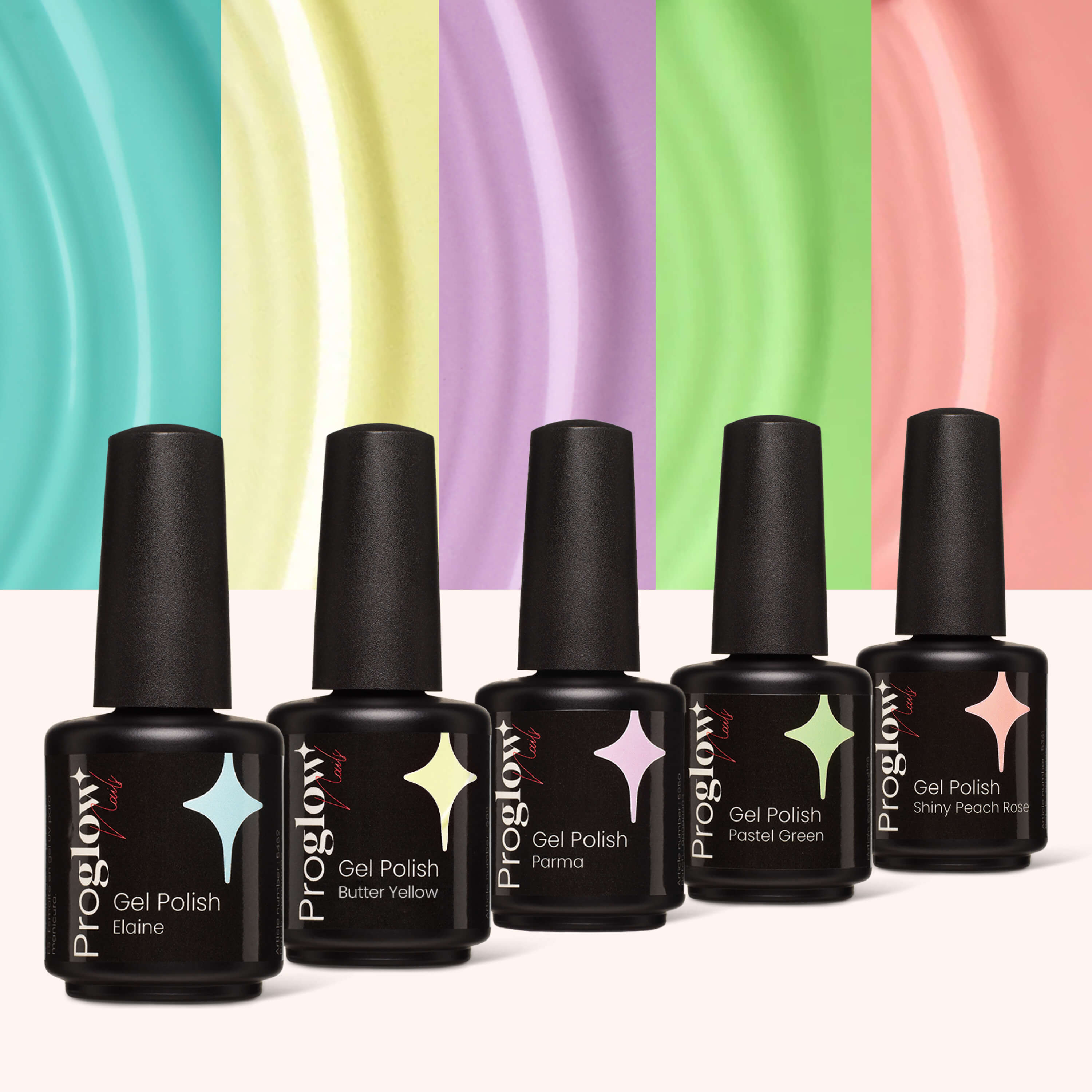 Set smalti semipermanenti XL Colori pastello