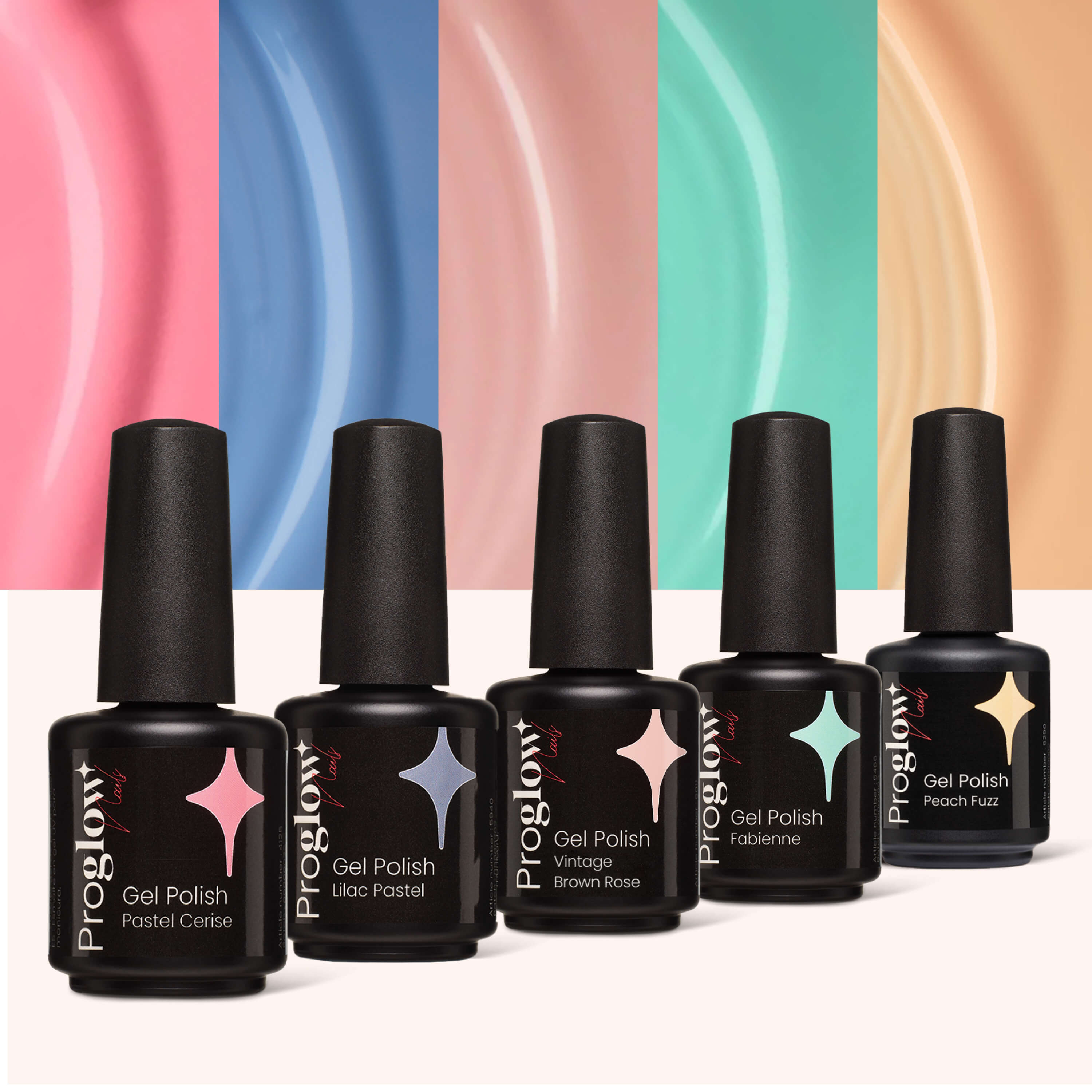 Set smalti semipermanenti XL Colori pastello