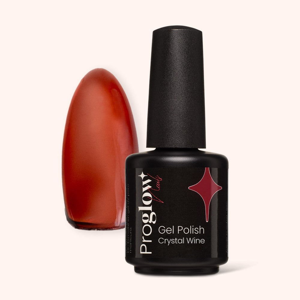 Gel Polish Shellac Crystal Wine