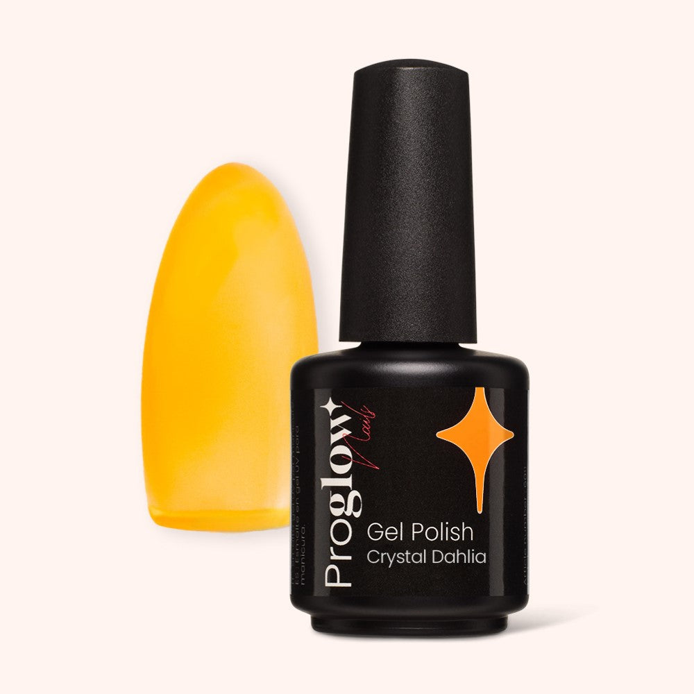 Gel Polish Shellac Crystal Dahlia
