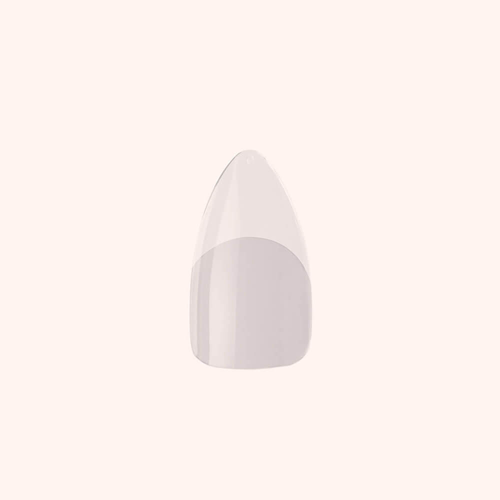 Soft Gel-x Nail Tips Half Buffed Almond Shape 500