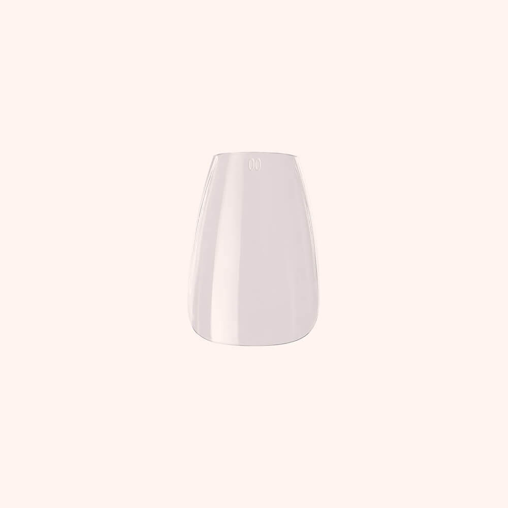 Soft Gel-x Nail Tips C-Curve Short Coffin 600