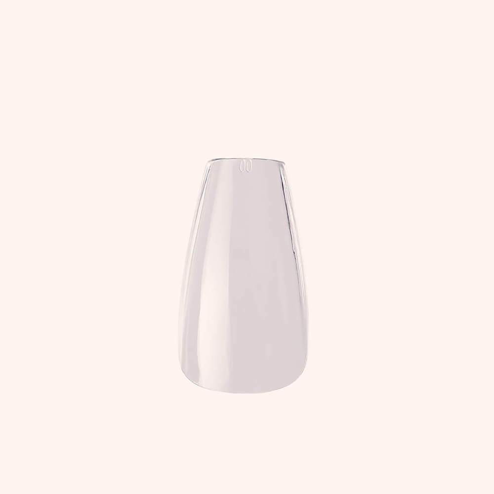 Soft Gel-x Nail Tips C-Curve Medium Coffin 600