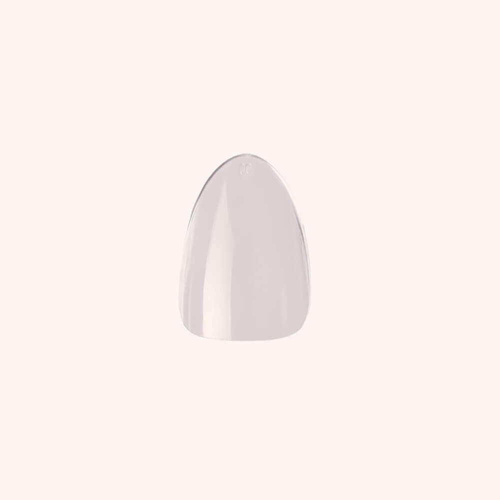 Soft Gel-x Nail Tips C-Curve Short Almond 600