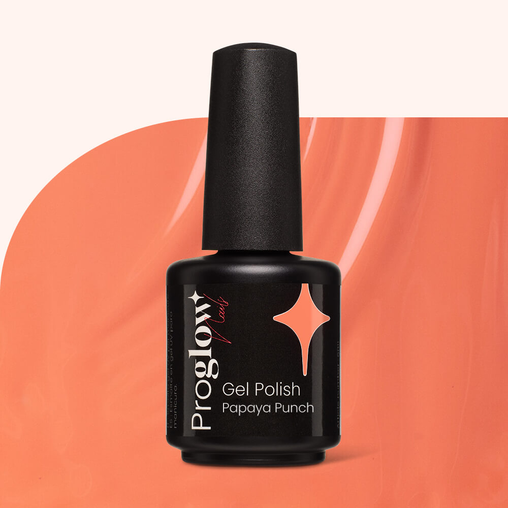 Gel Polish Shellac Papaya Punch
