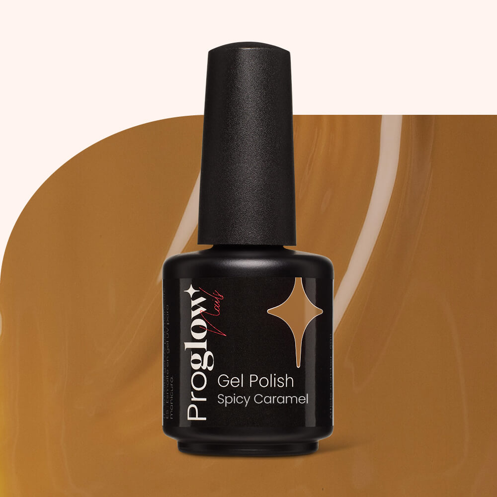 Gel Polish Shellac Spicy Caramel