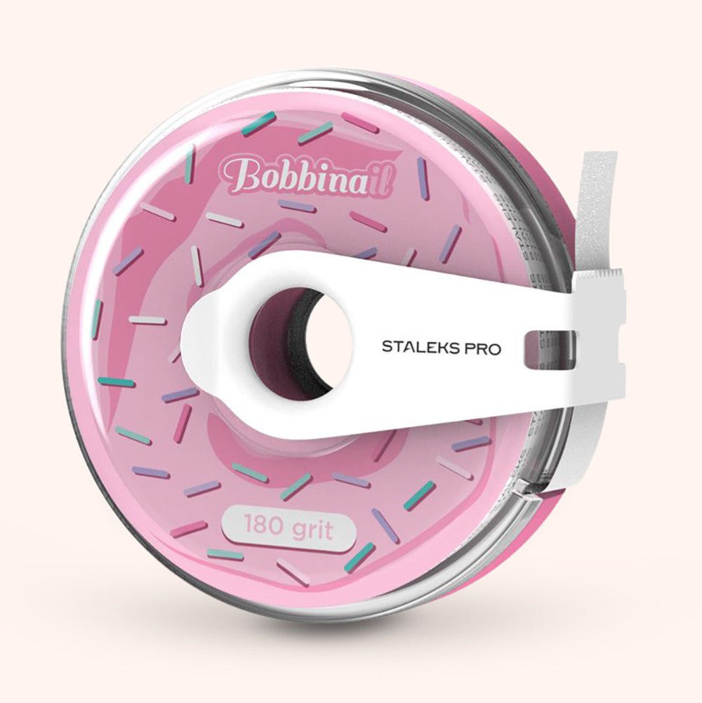 STALEKS Disposable white abrasive tape 180 EXPERT in a plastic case