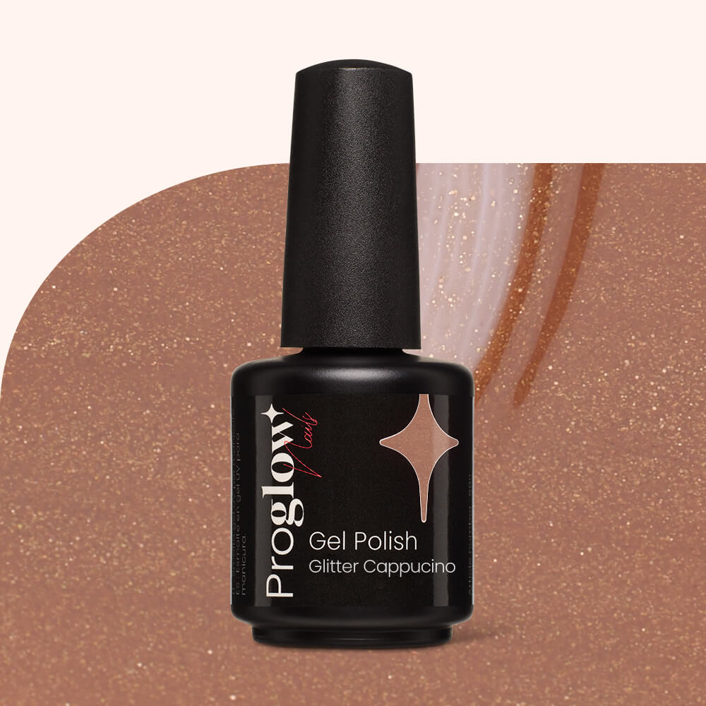 Smalto semipermanente Glitter Cappuccino
