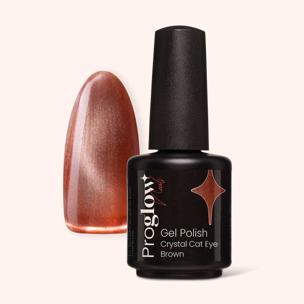 Smalto semipermanente per unghie Cat Eye Brown