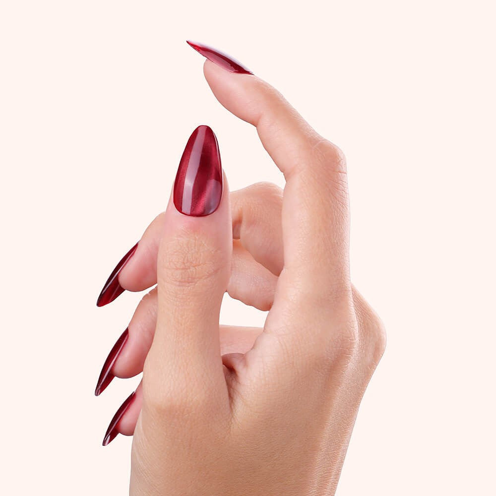 Smalto semipermanente per unghie Crystal Cat Eye Bordeaux