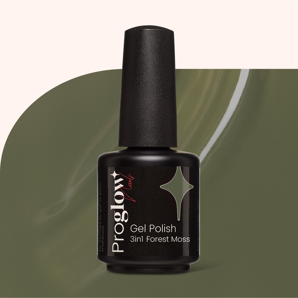 Gel Polish Shellac 3-in-1 No Wipe Forest Moss
