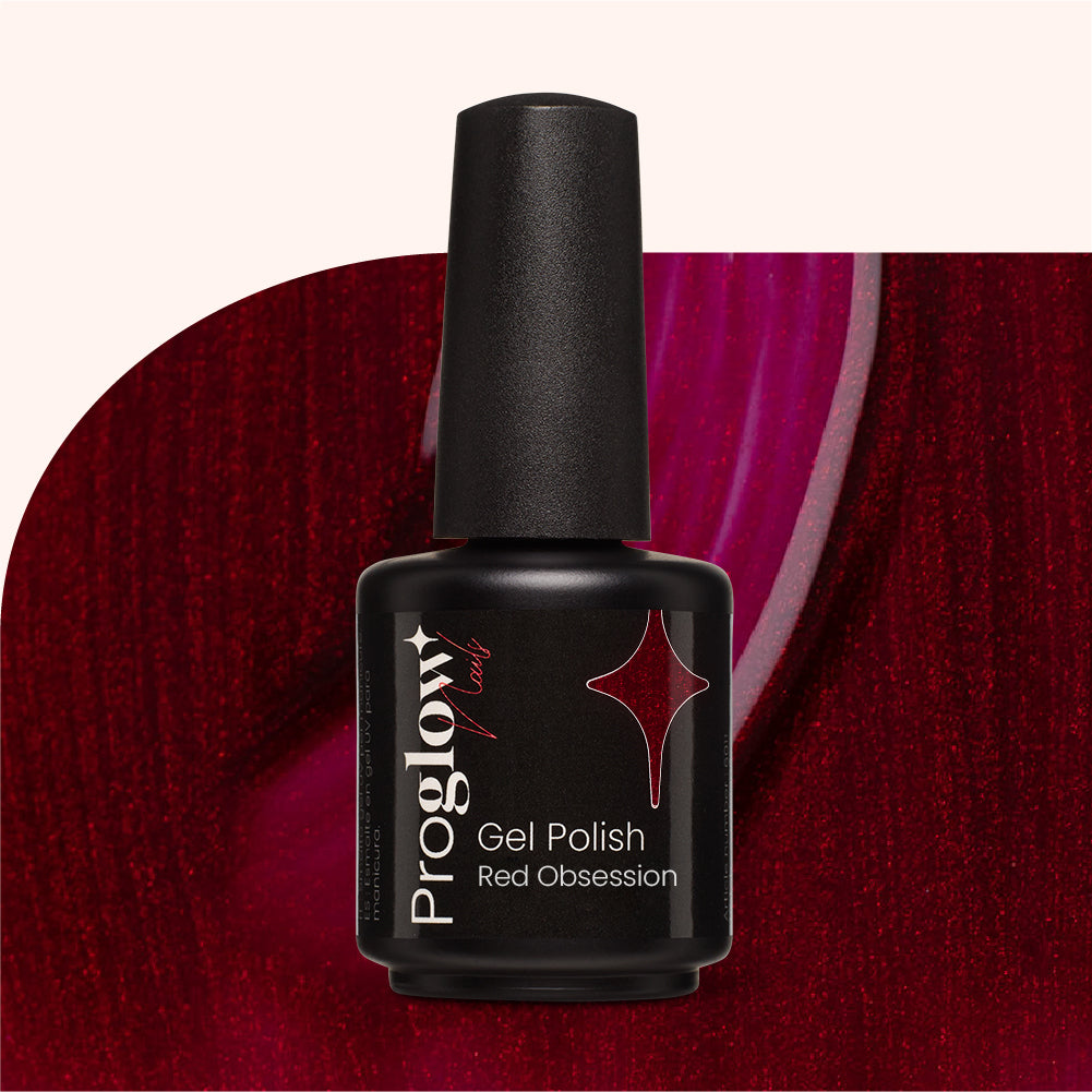 Gel Polish Shellac Red Obsession