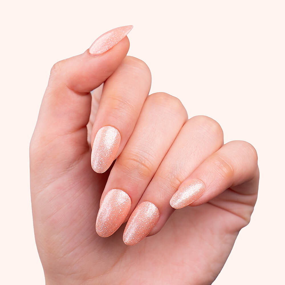 Gel Polish Shellac Soft Platinum Peachy Quartz