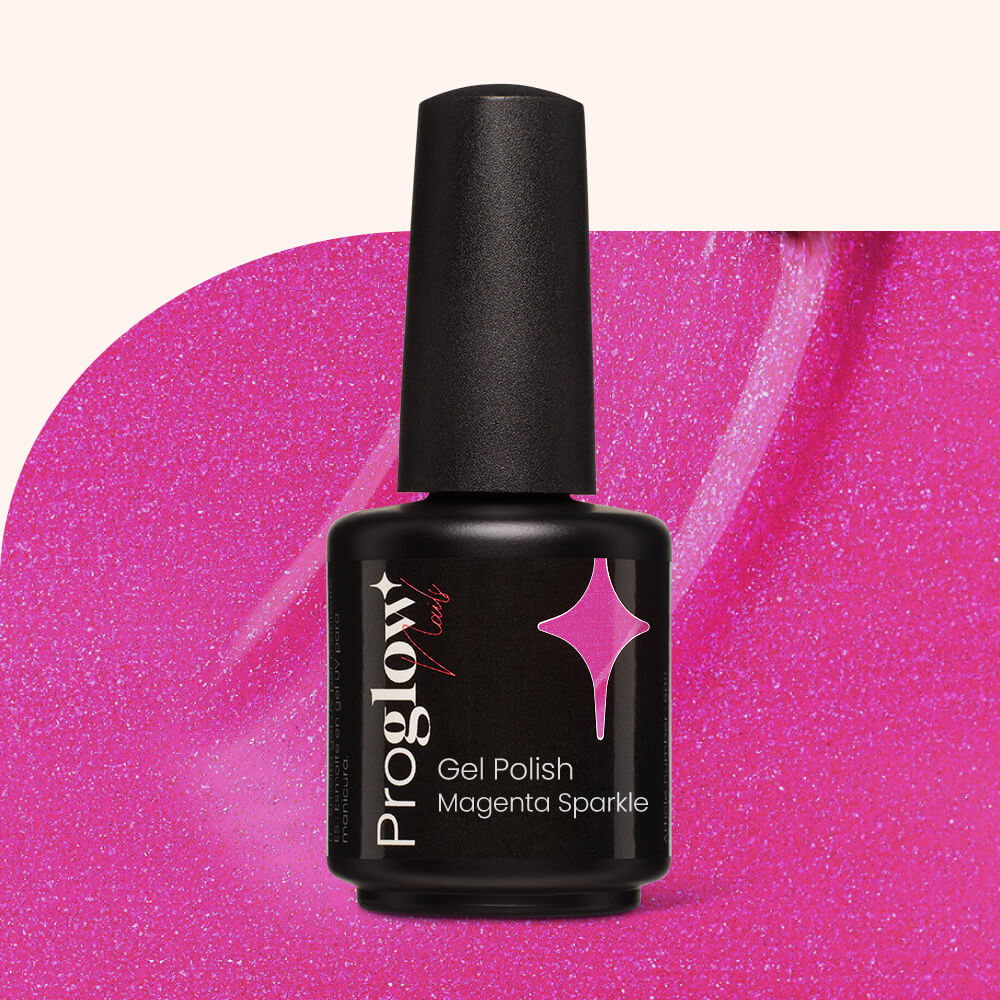 Smalto semipermanente Magenta Sparkle