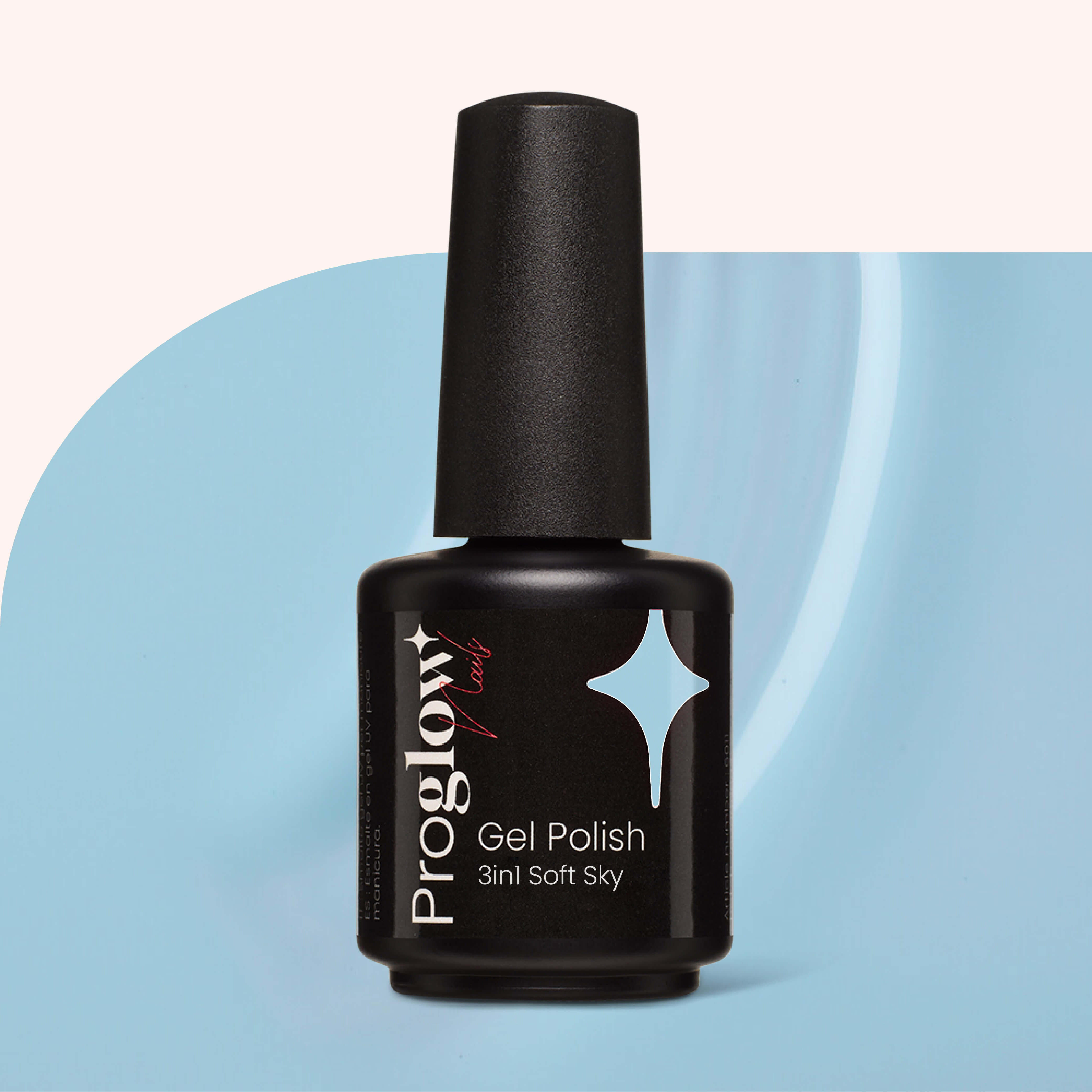 Smalto semipermanente 3-in-1 No Wipe Soft Sky