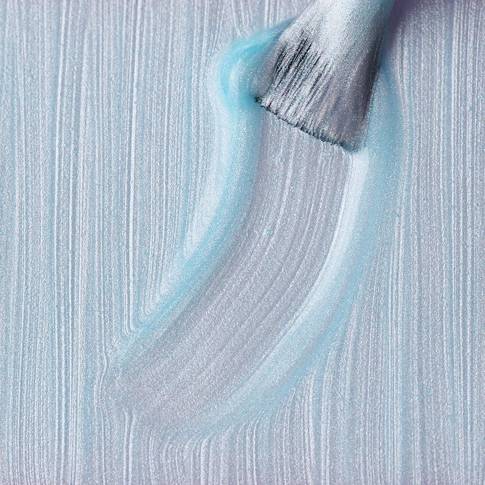 Smalto semipermanente 3-in-1 No Wipe Glittered Glacier