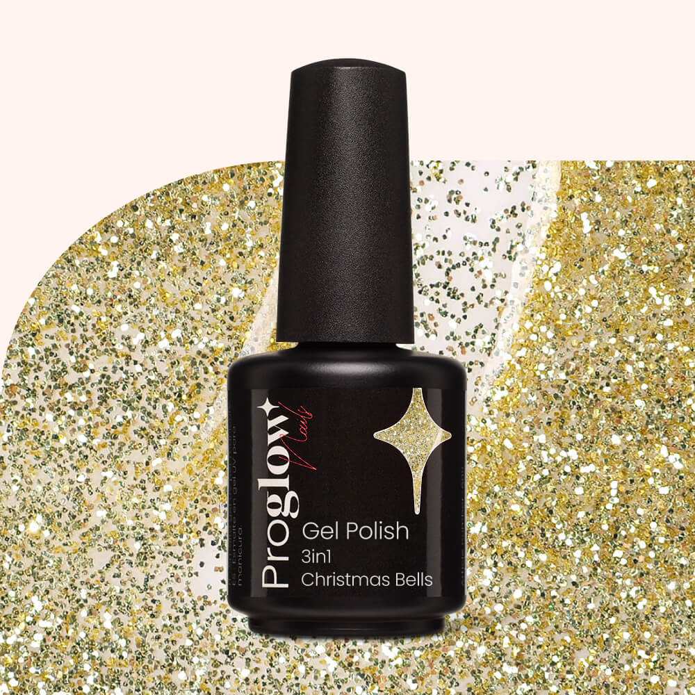Gel Polish Shellac 3in1 No Wipe Christmas Bells