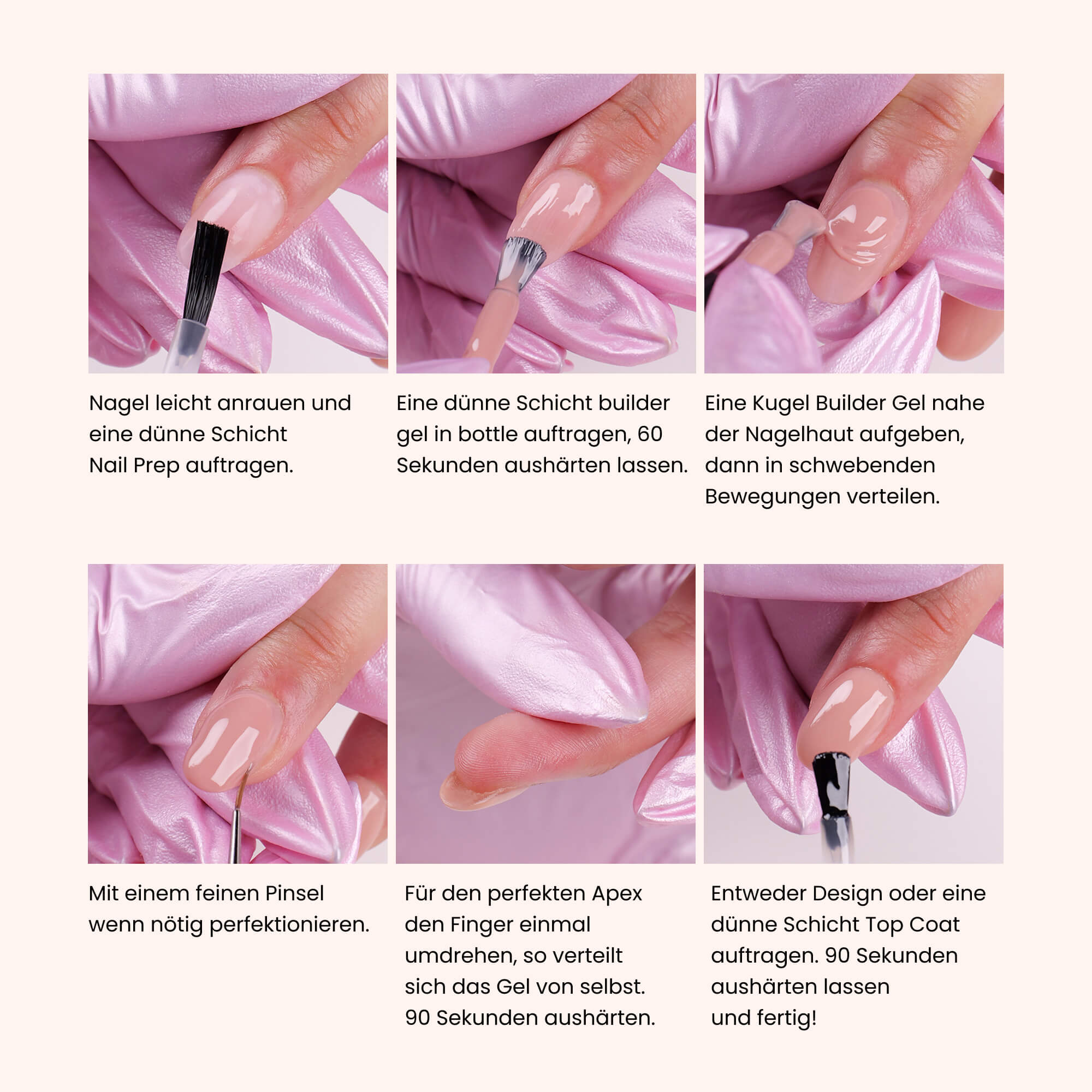 Gel costruttore in boccetta Cover Pink