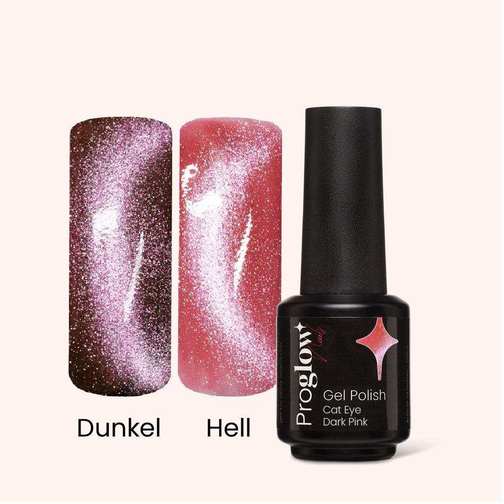 Smalto semipermanente per unghie  Cat Eye Dark Pink