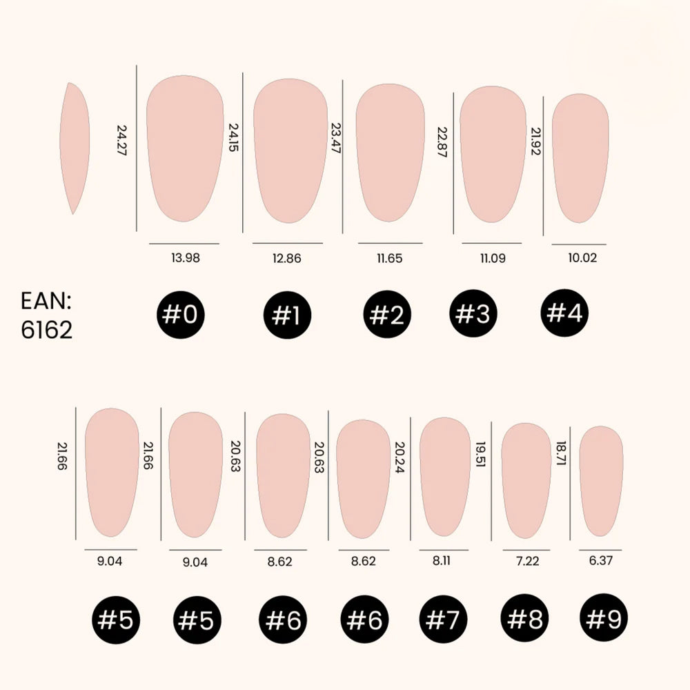 Soft Gel Tips unghie Medium Oval