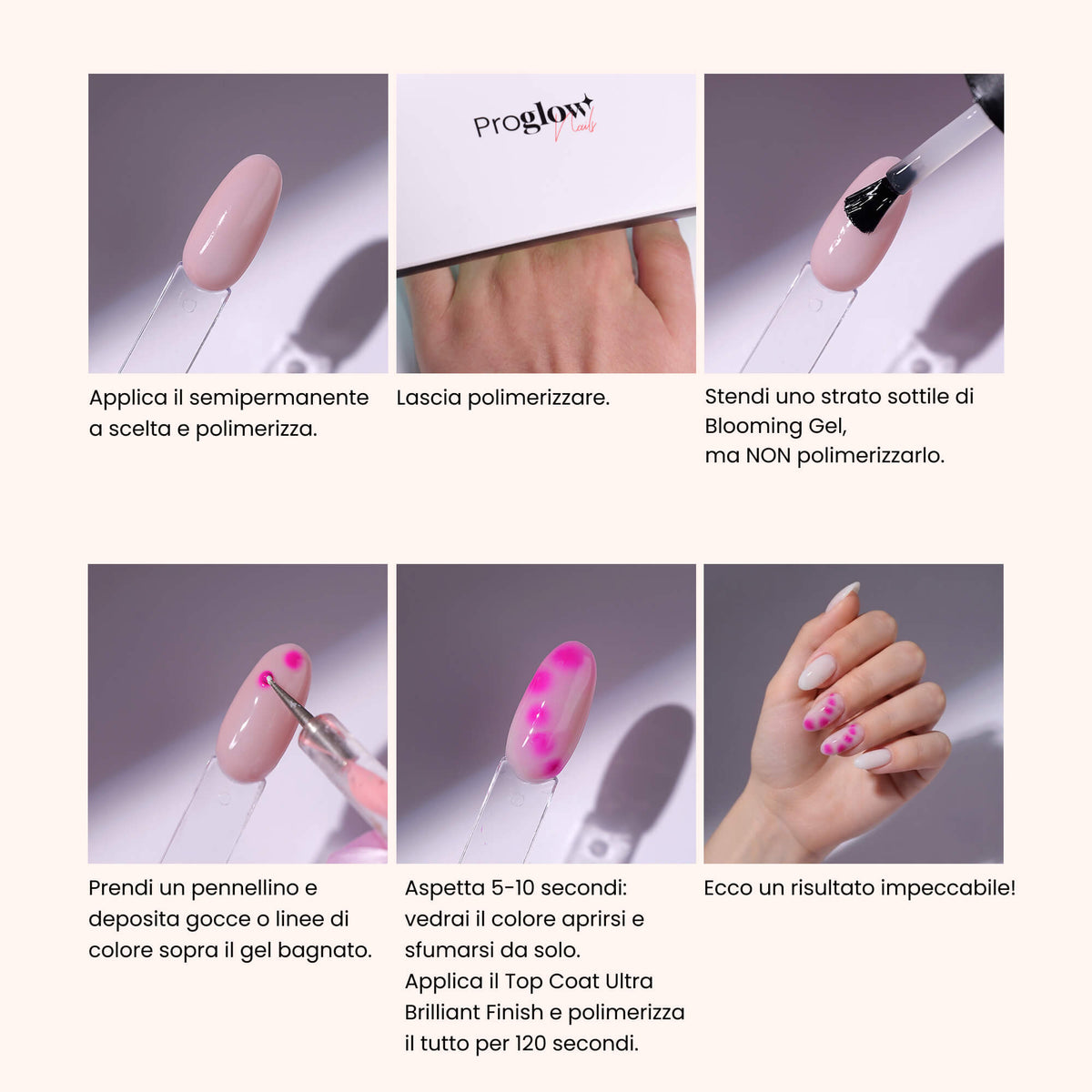 Blooming-Gel: nailart di tendenza