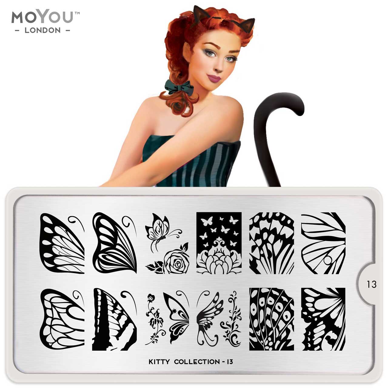 MoYou Stamping Plate Kitty 13